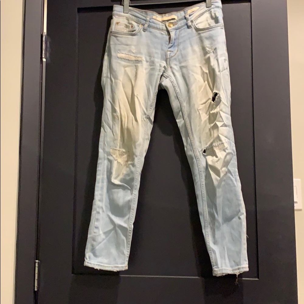 Zara low rise jeans